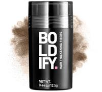 BOLDIFY Fibres Capillaires Naturelles - 12.5g - Poudre Densifiante - Masque la Perte de Cheveux en 15s - Pour Hommes et Femmes (Marron Clair)