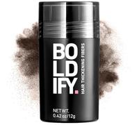BOLDIFY Fibres Capillaires Naturelles - 12g - Poudre Densifiante - Masque la Perte de Cheveux en 15s - Pour Hommes et Femmes (Marron Fonce)
