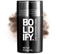 BOLDIFY Fibres Capillaires Naturelles - 12g - Poudre Densifiante - Masque la Perte de Cheveux en 15s - Pour Hommes et Femmes (Marron Moyen)