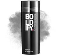 BOLDIFY Fibres Capillaires Naturelles - 28g - Poudre Densifiante - Masque la Perte de Cheveux en 15s - Pour Hommes et Femmes (Gris)
