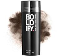 BOLDIFY Fibres Capillaires Naturelles - 28g - Poudre Densifiante - Masque la Perte de Cheveux en 15s - Pour Hommes et Femmes (Brun Cendré)