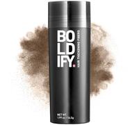 BOLDIFY Fibres Capillaires Naturelles - 56.5g - Poudre Densifiante - Masque la Perte de Cheveux en 15s - Pour Hommes et Femmes (Marron Clair)