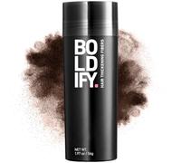 BOLDIFY Fibres Capillaires Naturelles - 56g - Poudre Densifiante - Masque la Perte de Cheveux en 15s - Pour Hommes et Femmes (Marron Foncé)