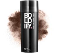 BOLDIFY Fibres Capillaires Naturelles - 56g - Poudre Densifiante - Masque la Perte de Cheveux en 15s - Pour Hommes et Femmes (Marron Moyen)