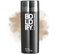 BOLDIFY Hair Fibers (28.5g) Fill In Fine and Thinning Hair for an Instantly Thicker & Fuller Look - Best Value & Superior Formula -14 Shades for Women & Men - Medium Blonde