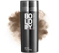 BOLDIFY Hair Fibers (28.5g) Fill In Fine and Thinning Hair for an Instantly Thicker & Fuller Look - Best Value & Superior Formula -14 Shades for Women & Men - Light Brown