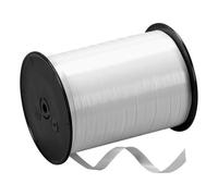 Clairefontaine Ruban bolduc lisse 601701C - 500 m x 0,7 cm - Blanc