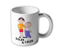 BOLEK & LOLEK #46129 Tasse avec personnages de bande dessinée enfance des années 60, 70, 80