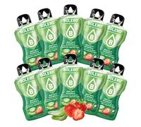 BOLERO Aloe Vera Fraise | 10 sticks 9g de Poudre pour Boisson sans sucre à la Stevia | Sans Conservateur ni colorants artificiels, Faible en calories, il convient pour toute la Famille