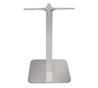 Bolero Base de table carrée en acier inoxydable 680 x 400 mm