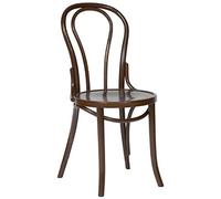Bolero Cf139 Bois Bistro côté Chaise, Noyer (lot de 2)