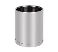 Bolero Corbeille à papier CF130 – Acier inoxydable 10,2 L 280 x 224 mm