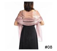 Boléro Court en Mousseline Châles de couleur pure for femmes, for robes soirée, mariée, demoiselle d'honneur, mariage, boléro, châle for dames(Bean Yarn)