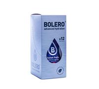 Bolero Drink Forest Fruits - 12 x 9 g - Suffisant pour 1,5 l - 2,5 l boisson sans sucre et sans gaz carbonique - Sans aspartame - Sucré à la stévia