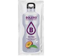 Bolero Drink thé glacé fruit de la passion - 12 x 9 g - Assez pour 1,5 l - 2,5 l boisson sans sucre et sans gaz carbonique - Sans aspartame - Sucré à la stévia