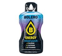 Bolero Energy 12 Beutel | Sugar-Free Powder Drink | Vegan & Gluten-Free | For Active Lifestyles (12x14g, Mixed Punch)