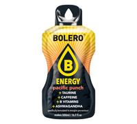 Bolero Energy 12 Beutel | Sugar-Free Powder Drink | Vegan & Gluten-Free | For Active Lifestyles (12x14g, Pacific Punch)