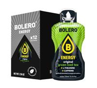 Bolero Energy 7 g x 12 sachets | Boisson en poudre sans sucre | Végan & sans gluten | Pour un mode de vie actif (12x7g, Thé Vert Glacé)