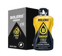 Bolero Energy 7 g x 12 sachets | Boisson en poudre sans sucre | Végan & sans gluten | Pour un mode de vie actif (12x7g, Original)