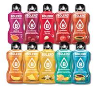 BOLERO Exotiques - Assortiment 10 sticks de poudre aromatisante sans sucre