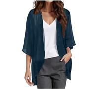 Bolero Femme Chic Et Elegant Fin Court Manteaux Veste Mariage Leger Ete Gilet Course a Pied Sweat Zippé Tunique Manches Lanternes Sexy Maillage Cardigan