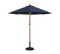 Bolero GG497 Parasol rond haut de 3000 mm de hauteur x 2520 mm de diamètre, bleu marine