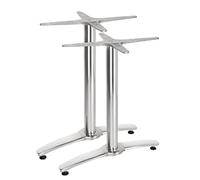 Bolero - GH985 - Lot de 2 pieds de table en aluminium