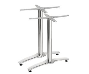 Bolero - GH985 - Lot de 2 pieds de table en aluminium