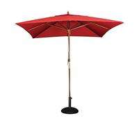 Parasol de Terrasse Professionnel Carré à Poulie Rouge
