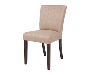 Bolero GR367 Lot de 2 chaises de salleà manger contemporaines Beige