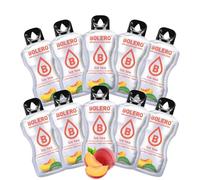BOLERO Ice Tea Pêche - 10 sticks de poudre aromatisante sans sucre