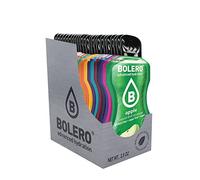 Bolero MIX STICKS 48x3g I boisson rafraîchissante en poudre sans sucre édulcorée à la stévia | hypocalorique à la vitamine C | pour diabétiques et sportifs
