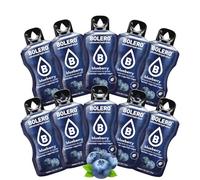 BOLERO Myrtille | 10 sticks 9g de Poudre pour Boisson sans sucre à la Stevia | Sans Conservateur ni colorants artificiels, Faible en calories, il convient pour toute la Famille
