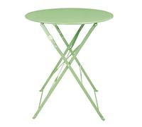 Bolero - Perth FT272 - Table ronde pour trottoir, Vert clair, 600 mm