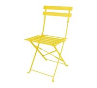 Bolero Perth Lot de 2 chaises Pliantes en Acier Jaune
