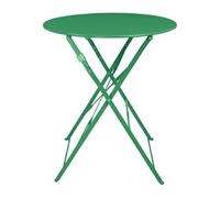 Bolero Perth Table Ronde Style pavé Vert forêt 600 mm