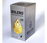 Bolero PINEAPPLE 24x3g | Jus en poudre sans sucre, édulcoré à la stévia + vitamine C | pour enfants et sportifs | sans gluten, végétalien | saveur d'ananas