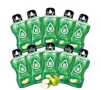 BOLERO Pomme | 10 sticks 9g poudre boisson sans sucre à la Stevia | Faible en calories, sans colorant ni conservateur