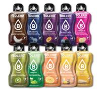 BOLERO Saveurs Originales | 10 sticks 9g Boisson en poudre sans sucre à la Stevia, sans colorant ni conservateur, faible en