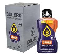 Boléro SPORT 24x3g | Jus en poudre sans sucre, édulcoré à la stévia + vitamine C | pour enfants et sportifs | sans gluten, végétalien | saveur d'orange242