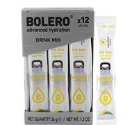 Bolero Sticks - 12 x 3 g - Assez pour 0,5 l de boisson sans sucre ni dioxyde de carbone - Sans aspartame - Édulcorés avec Stevia