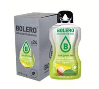 Bolero THÉ VERT GLACÉ MANGUE & LITCHI 24x3g | Poudre pour boisson sans sucre, édulcorée à la stévia + vitamine C | convient aux enfants, aux sportifs et aux diabétiques | sans gluten