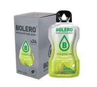 Bolero THÉ VERT GLACÉ MATCHA 24x3g | Poudre pour boisson sans sucre, édulcorée à la stévia + vitamine C | convient aux enfants, aux sportifs et aux diabétiques | sans gluten