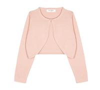 Bolerose Boléro Cardigan à Manches Longues pour Fille Enfant (Rose Clair, 11-12 Ans)