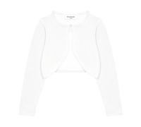 Bolerose Boléro Fille Pailleté Coton, Blanc - Holographique, 9-10 Ans