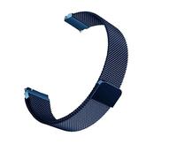 BOLEXA bracelet de montre Bracelet de montre en maille d'acier inoxydable, Bracelet de montre à dégagement rapide for hommes et femmes 20mm 16mm (Color : bleu, Size : 23mm)