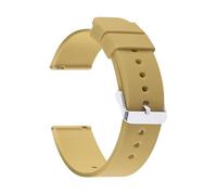 BOLEXA Bracelet en silicone Bracelet en Silicone souple for Swatch, Bracelet en caoutchouc étanche à dégagement rapide for Huawei Bracelet de montre 14 16 18 20 22 24mm universel (Color : Kaki, Size