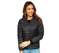 BOLF Femme Blouson Doudounes de Transition Vetements Legeres Veste Matelasse Sportif 1141 Noir L [D4D]