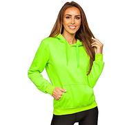 BOLF Femme Sweat-Shirt a Capuche Hoodie Sweat Manches Longues Temps Libre Sport Fitness Outdoor Basic Casual Style W02B Celadon L [A1A]