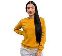 BOLF Femme Sweat-Shirt Sweat Manches Longues Temps Libre Sport Fitness Outdoor Basic Casual Style W01A1 Camel L [A1A]